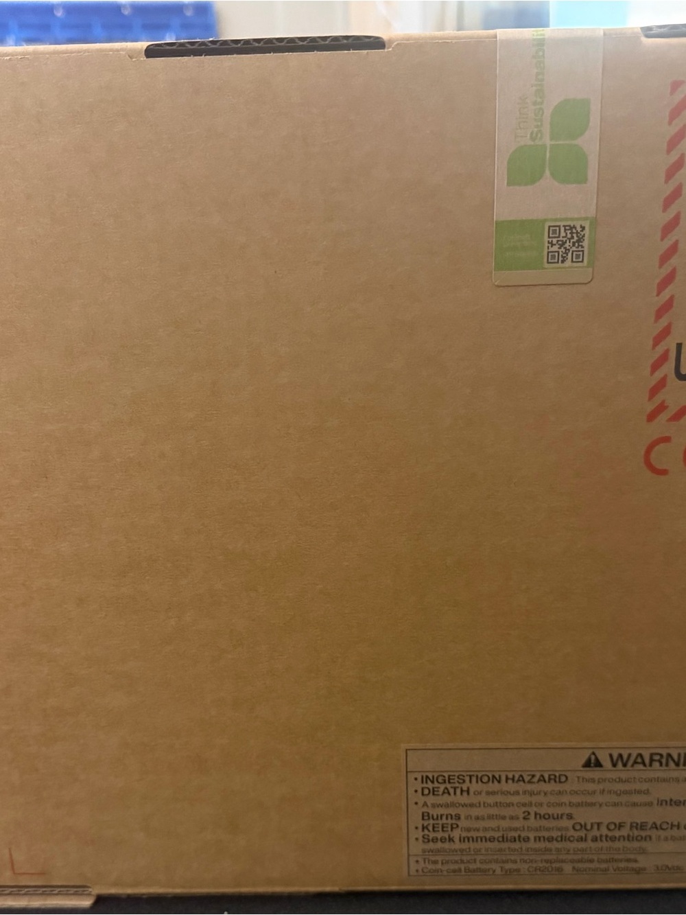 Lenovo Brown Cardboard Laptop Shipping Box